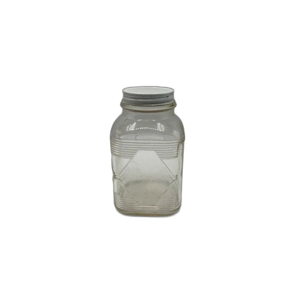 Vintage Hazel Atlas 1930's - 40's Hoosier Style Jar